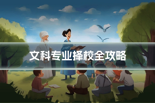文科专业择校全攻略