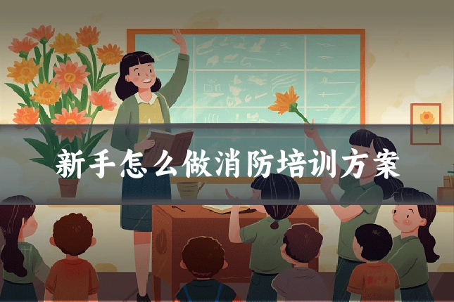 新手怎么做消防培训方案