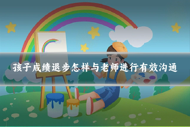 孩子成绩退步怎样与老师进行有效沟通