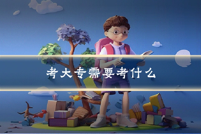 考大专需要考什么