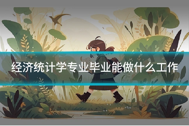 经济统计学专业毕业能做什么工作