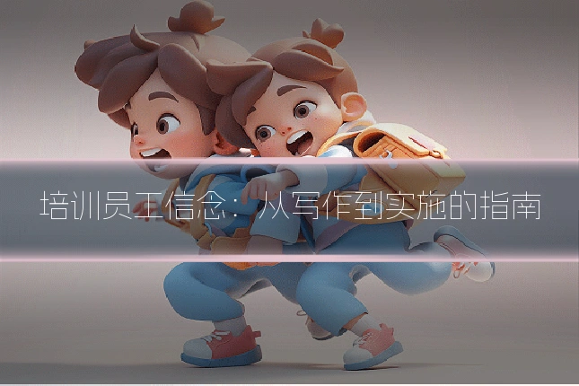 培训员工信念：从写作到实施的指南