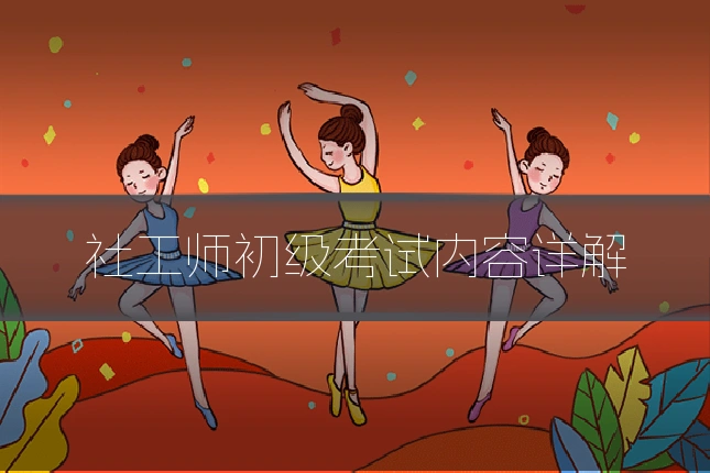 社工师初级考试内容详解