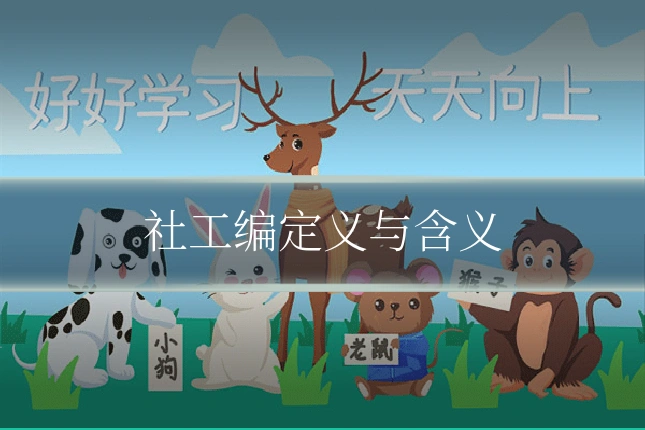 社工编定义与含义