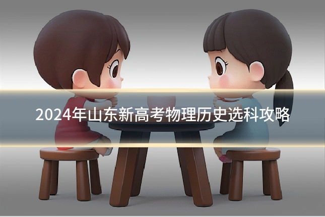 2024年山东新高考物理历史选科攻略