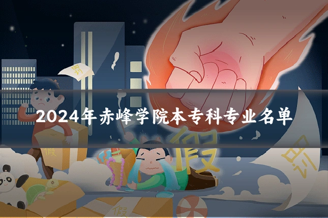 2024年赤峰学院本专科专业名单