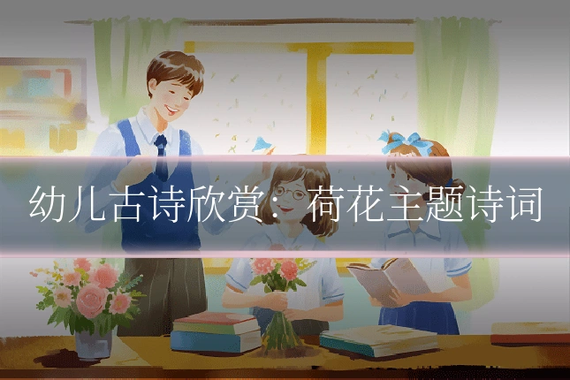 幼儿古诗欣赏：荷花主题诗词