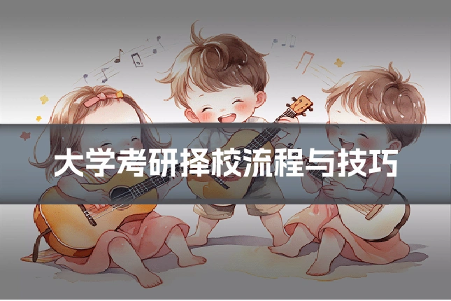 大学考研择校流程与技巧