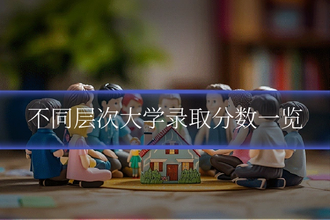 不同层次大学录取分数一览
