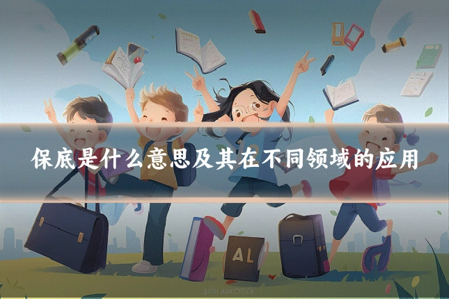 保底是什么意思及其在不同领域的应用