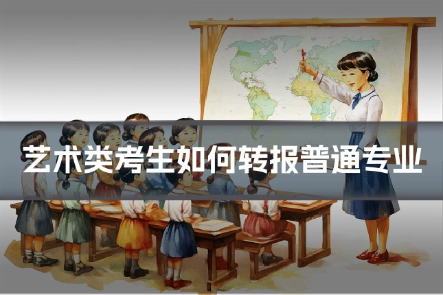 艺术类考生如何转报普通专业
