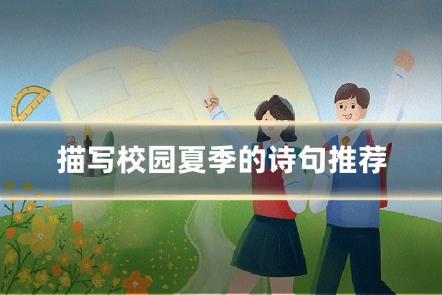 描写校园夏季的诗句推荐
