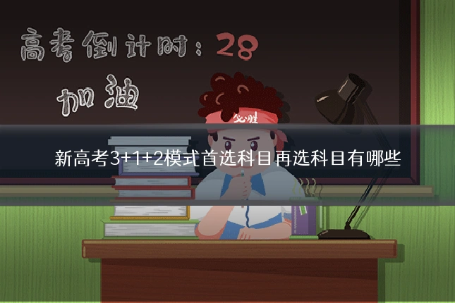 新高考3+1+2模式首选科目再选科目有哪些