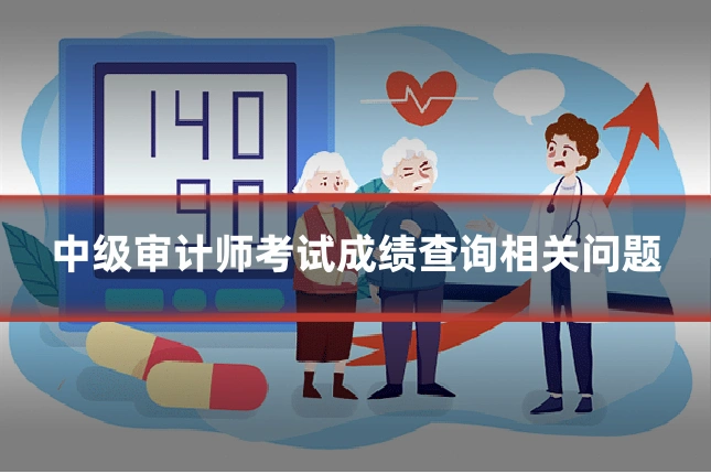 中级审计师考试成绩查询相关问题
