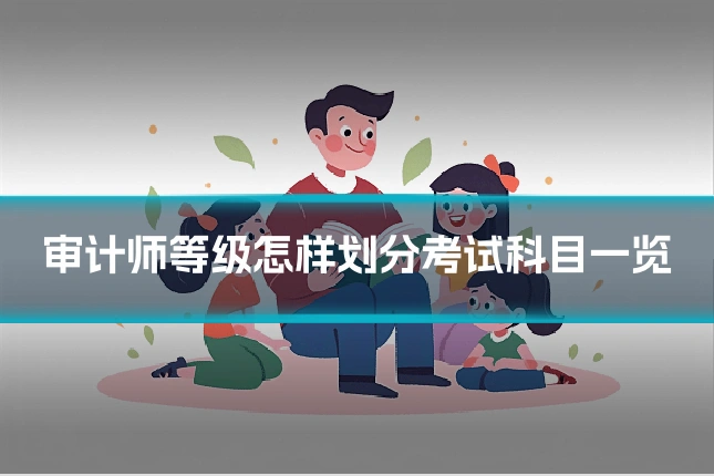 审计师等级怎样划分考试科目一览