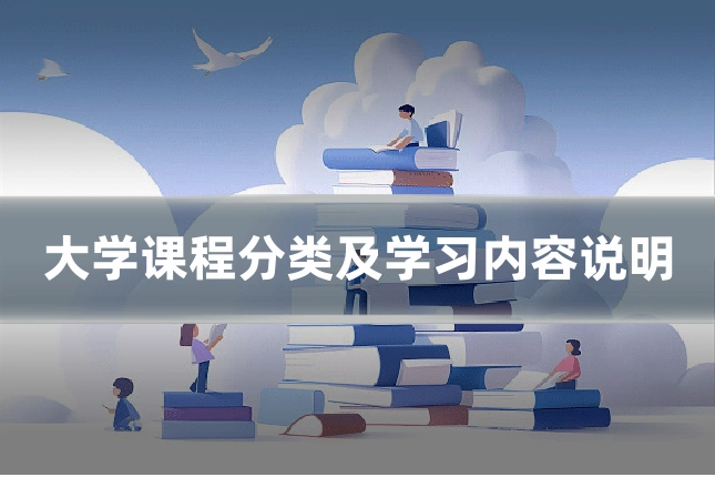 大学课程分类及学习内容说明