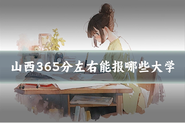 山西365分左右能报哪些大学