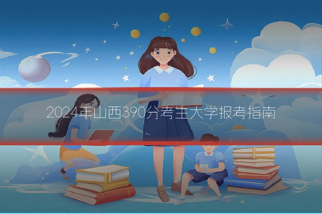2024年山西390分考生大学报考指南