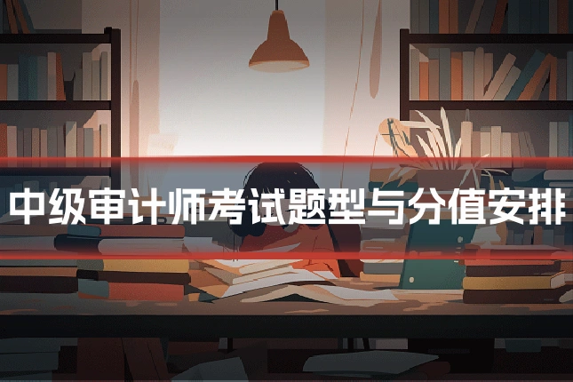 中级审计师考试题型与分值安排