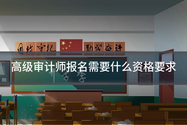 高级审计师报名需要什么资格要求
