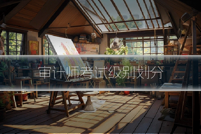 审计师考试级别划分