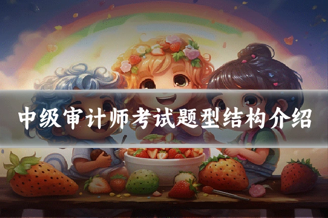 中级审计师考试题型结构介绍