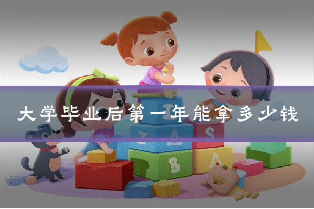 大学毕业后第一年能拿多少钱