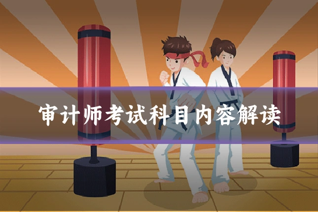 审计师考试科目内容解读