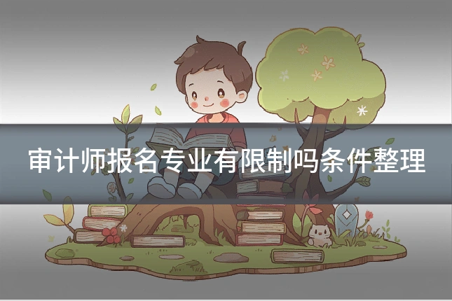 审计师报名专业有限制吗条件整理