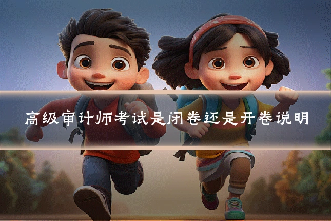 高级审计师考试是闭卷还是开卷说明