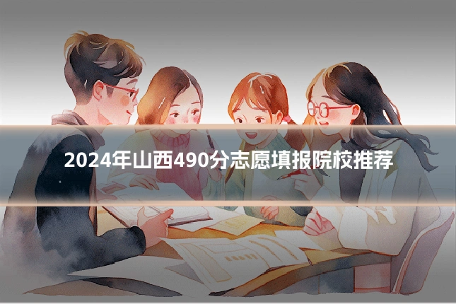 2024年山西490分志愿填报院校推荐