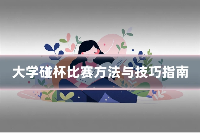 大学碰杯比赛方法与技巧指南
