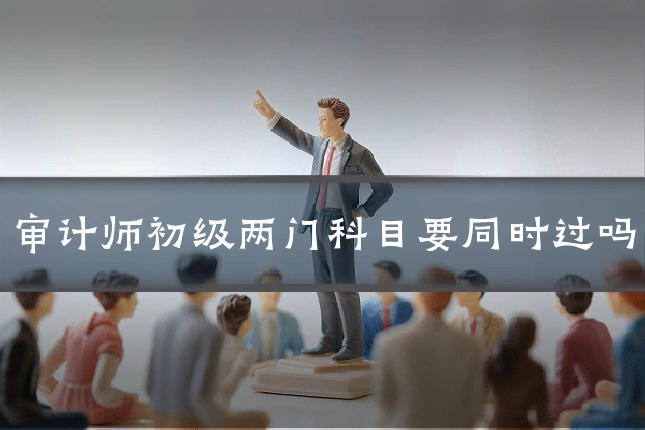 审计师初级两门科目要同时过吗