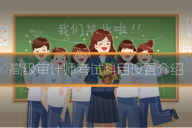 高级审计师考试科目设置介绍