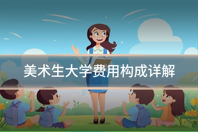 美术生大学费用构成详解