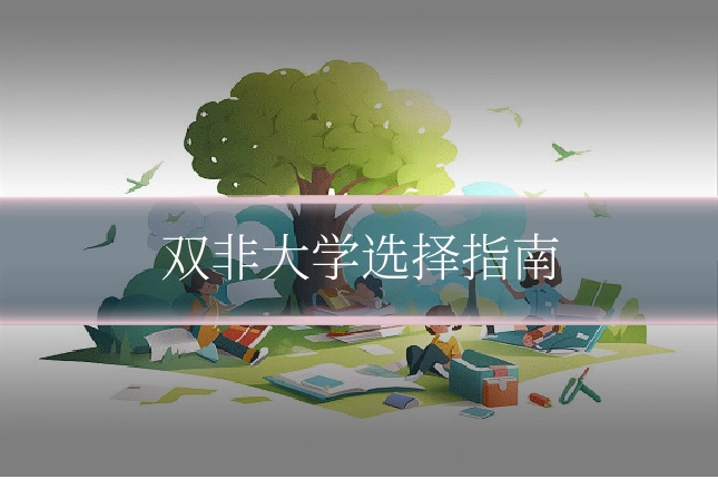 双非大学选择指南