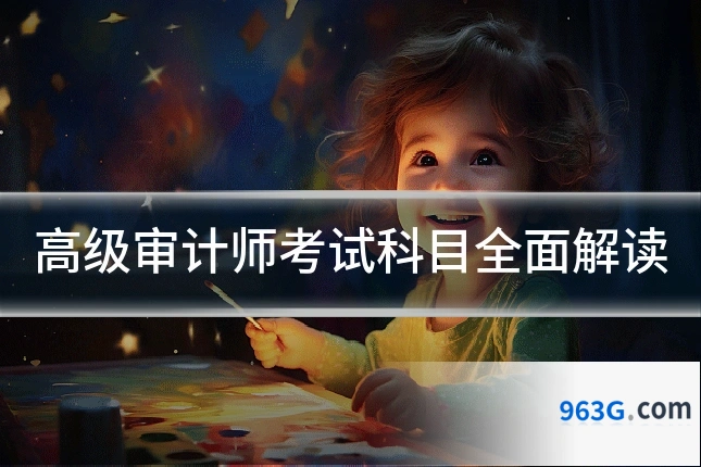 高级审计师考试科目全面解读