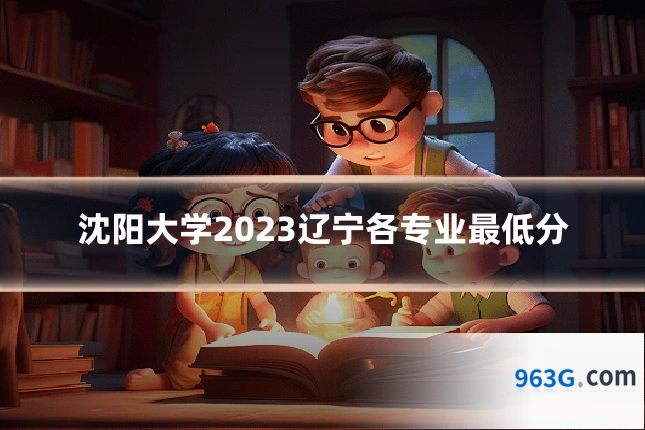 沈阳大学2023辽宁各专业最低分