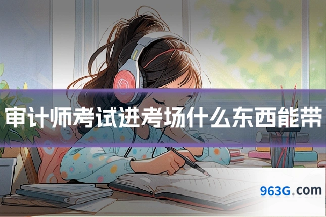 审计师考试进考场什么东西能带