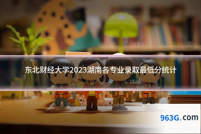 东北财经大学2023湖南各专业录取最低分统计