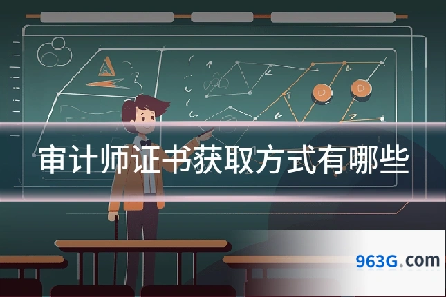 审计师证书获取方式有哪些
