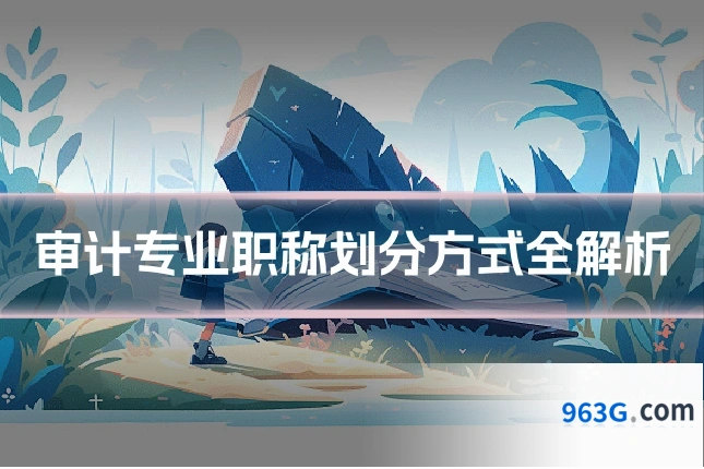 审计专业职称划分方式全解析