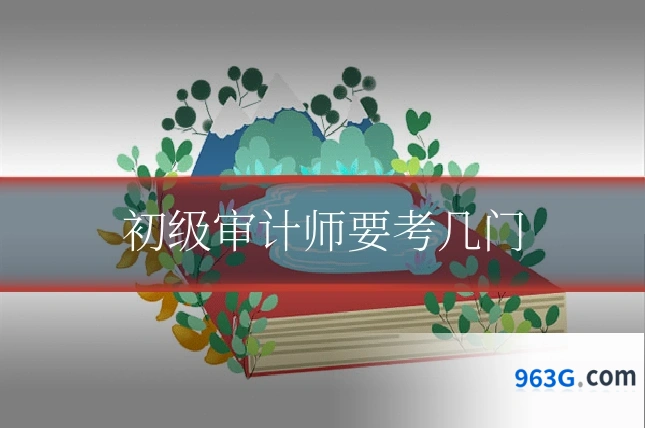 初级审计师要考几门