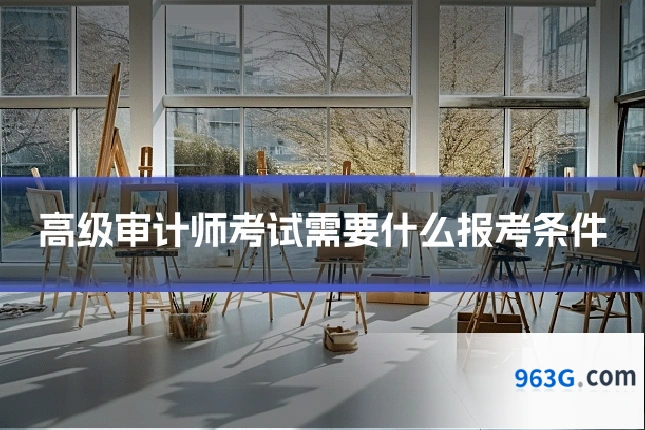 高级审计师考试需要什么报考条件