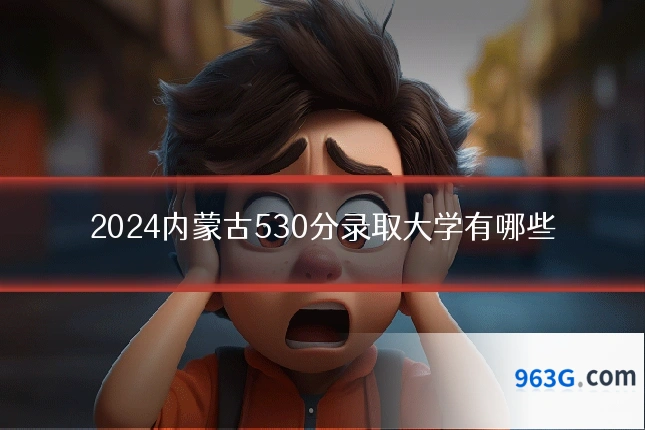 2024内蒙古530分录取大学有哪些