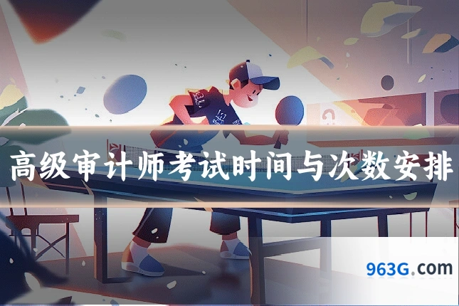 高级审计师考试时间与次数安排