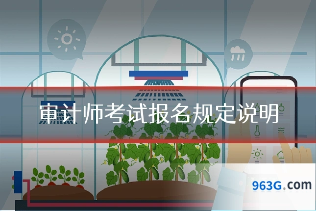 审计师考试报名规定说明