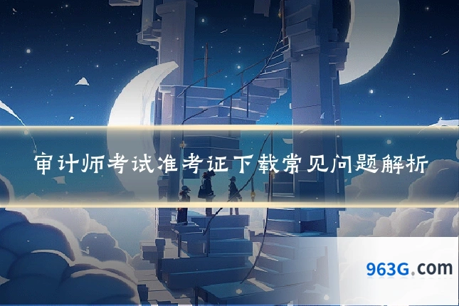 审计师考试准考证下载常见问题解析