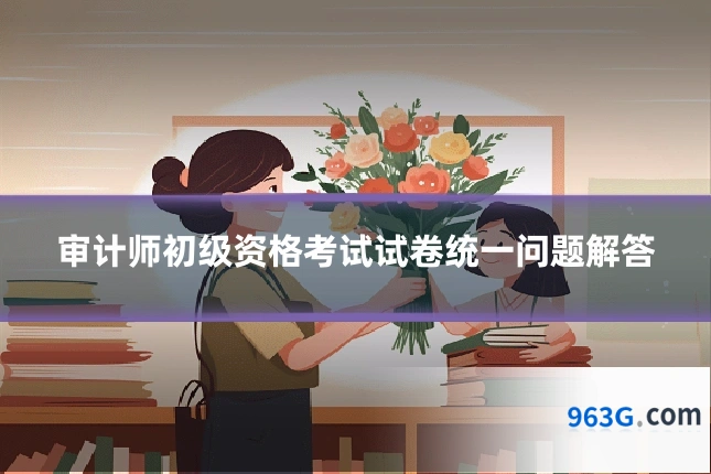 审计师初级资格考试试卷统一问题解答
