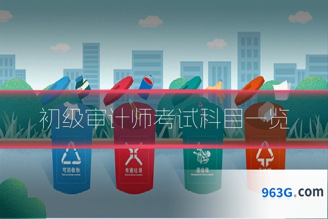 初级审计师考试科目一览